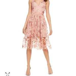 Dress The Population- Dusty Pink (Aly Lace Dress)